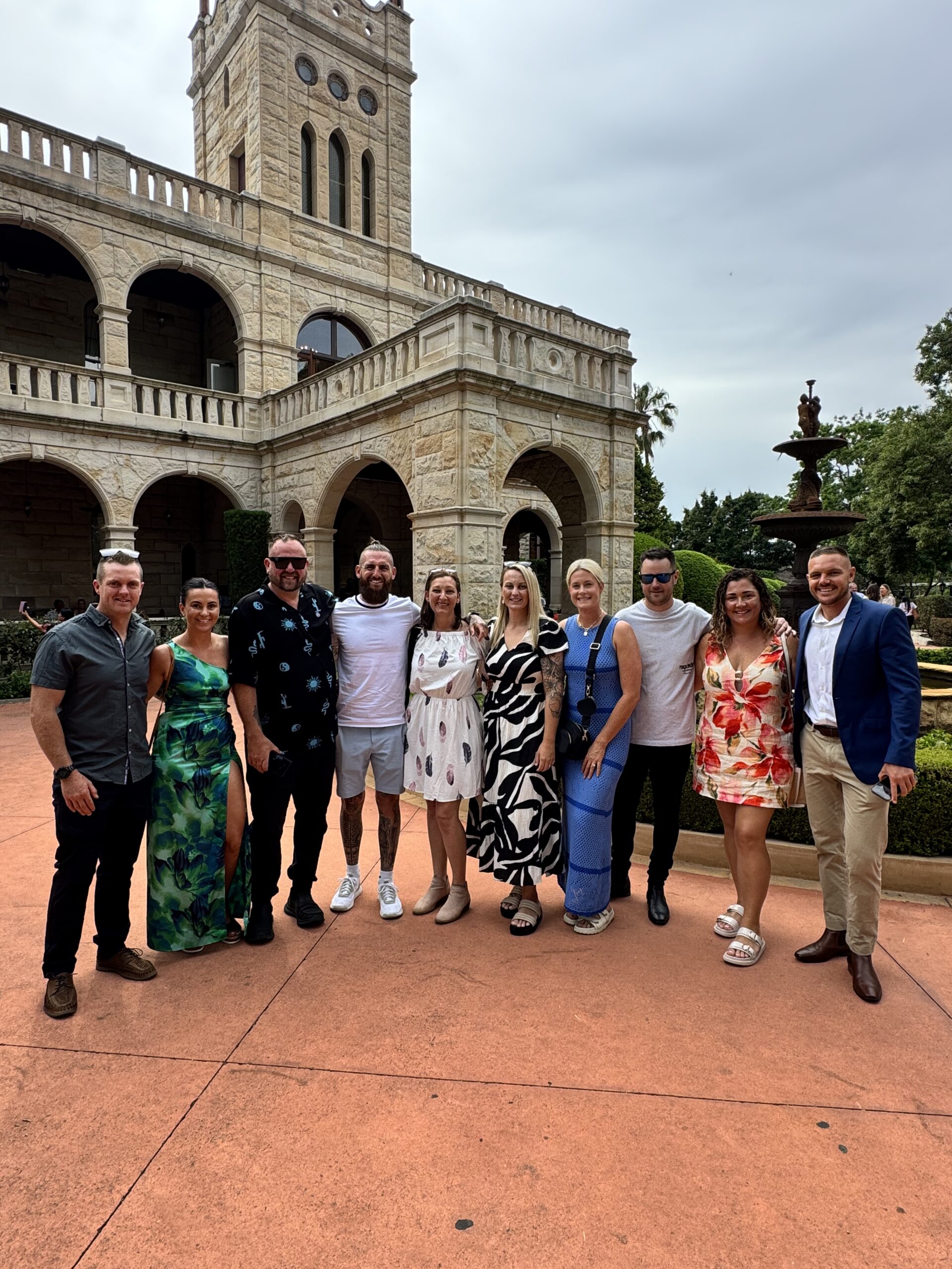 brodie salnitro with his team in sydney at enagic event
